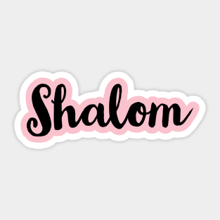 Shalom Sticker